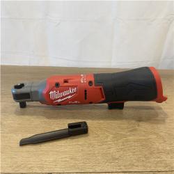 AS-IS Milwaukee FUEL 12V Lithium-Ion Compact 3/8 in. Cordless Ratchet (Tool-Only)