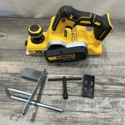 AS-IS DEWALT 20V MAX XR Cordless Brushless 3-1/4 in. Planer (Tool Only)
