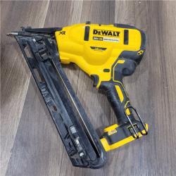 AS-IS  DEWALT 20V MAX XR 15 Ga. Cordless 34 Deg Nailer 20 V
