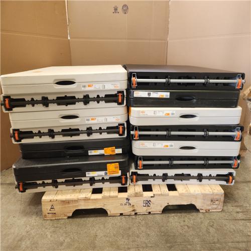 Phoenix HDX 6 ft. Rectangle Almond Resin Top Folding Utility Table Seats 6 Pallet (14-Tables)