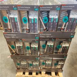 Phoenix NEW Premium 6 Piece Paint Applicator Kit with Tray  Woven Roller Covers  Roller Frame  and Paint Brush (120-Boxes)