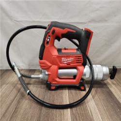 AS-IS- Milwaukee Tool 10 000 PSI 14 Oz Battery-Operated Grease Gun - 48 Flexible Hose  31 Strokes/oz
