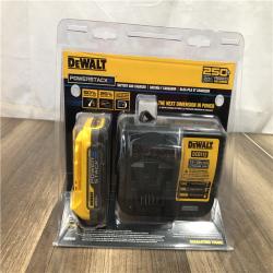 NEW- DEWALT 20V MAX XR POWERSTACK Lithium-Ion Battery Starter Kit