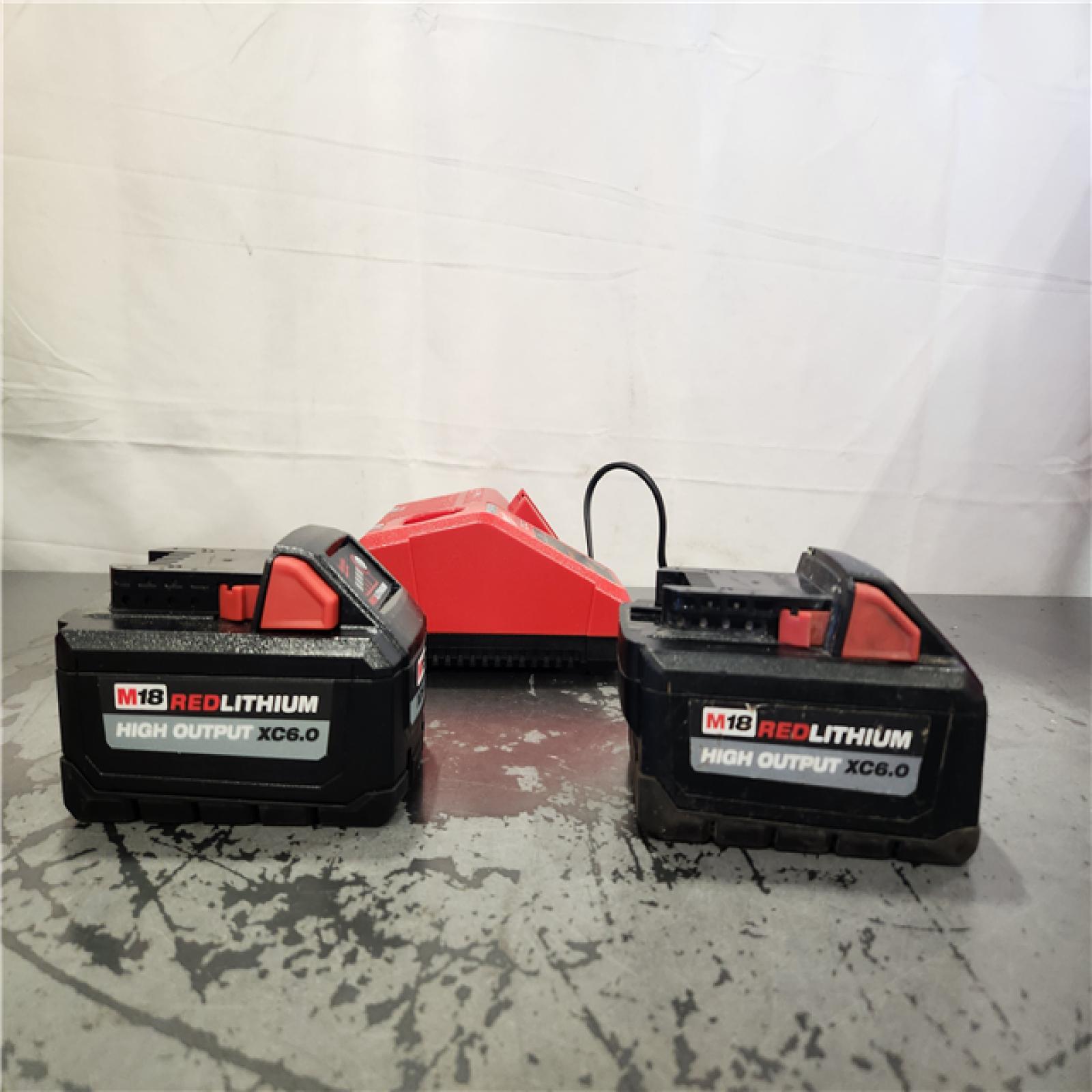AS-IS- Milwaukee M18 Red Lithium High Output XC6.0 System Starter Kit