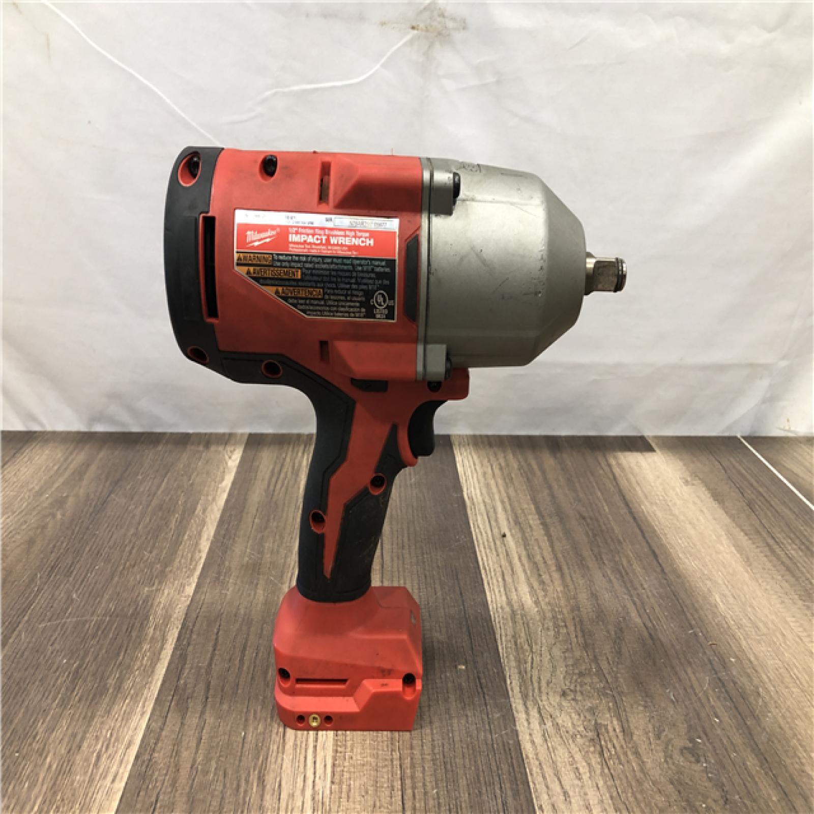 AS-IS Milwaukee 18-Volt Lithium-Ion Brushless 1/2 in. High Torque Impact Wrench with Friction Ring (Tool-Only)
