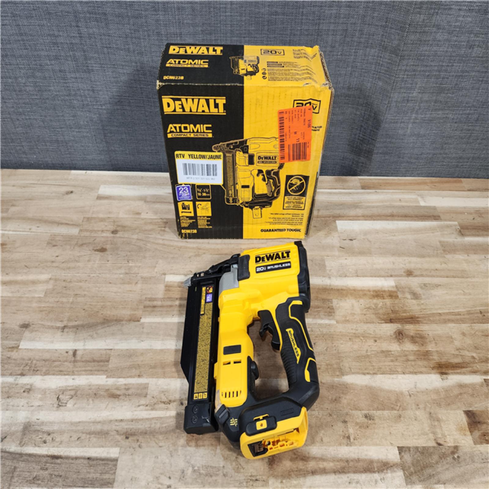 HOUSTON LOCATION - AS-IS DeWalt DCN623B 20V Max Brushless Cordless 23 Ga. Pin Nailer (Tool Only)