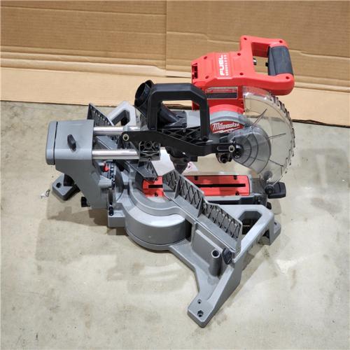 HOUSTON LOCATION - AS-IS Milwaukee M18 FUEL 7-1/4 in. Cordless Brushless Dual-Bevel Sliding Compound Miter Saw (Tool Only)