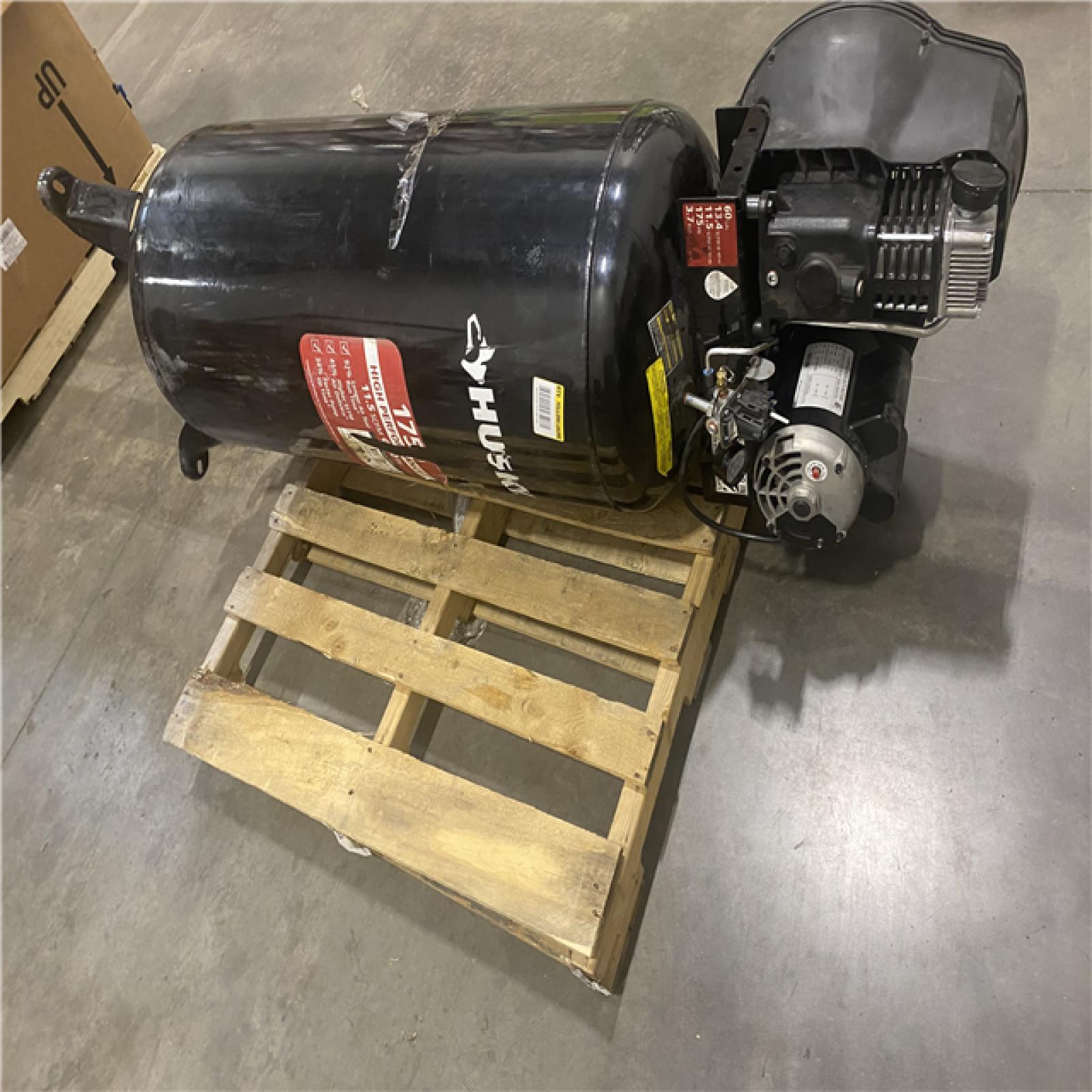Dallas Location - As-Is Husky 60 Gal. 3.7 HP  175 PSI Stationary Electric Air Compressor