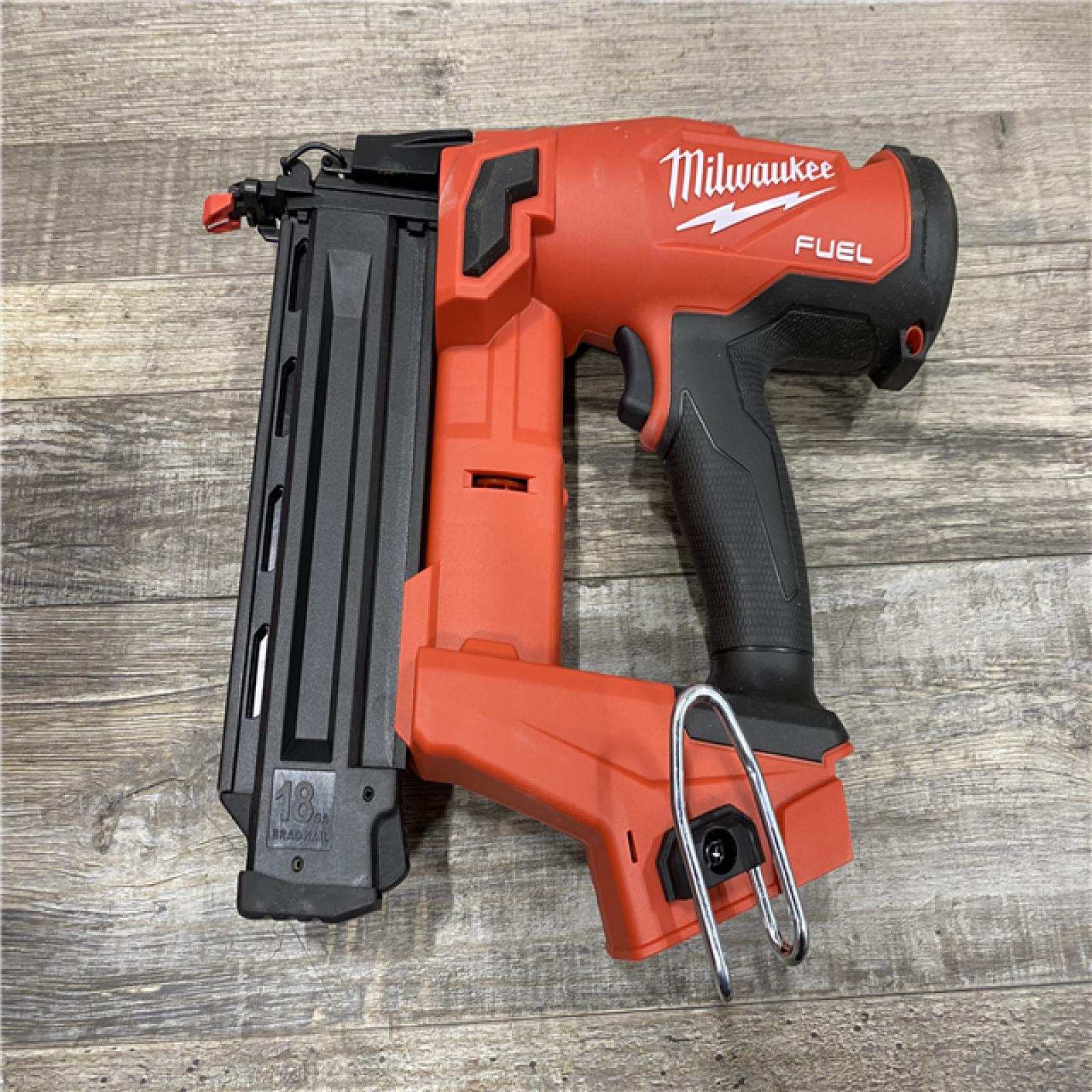 AS-IS Milwaukee FUEL 18-Volt Lithium-Ion Brushless Cordless 18-Gauge Brad Nailer (Tool-Only)