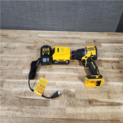 HOUSTON LOCATION - AS - IS DEWALT ATOMIC 20V Lithium-Ion Cordless 1/2 in. Hammer Drill Kit
