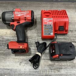 AS-IS Milwaukee FUEL 18V Lithium-Ion Brushless Cordless 1/2 in. Impact Wrench w/Friction Ring Kit