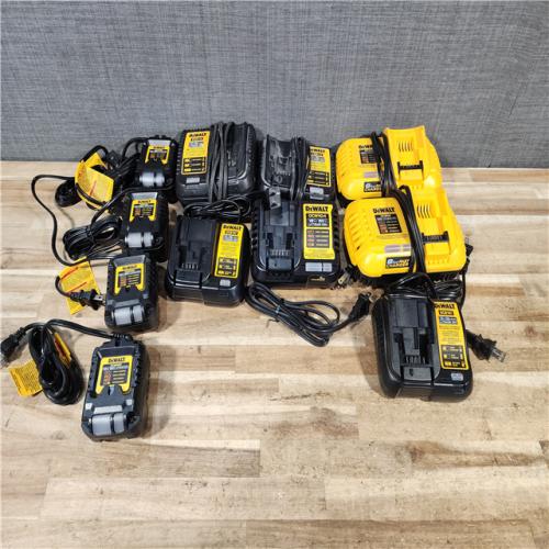 HOUSTON LOCATION - AS - IS DEWALT BATTERY CHARGER PACK QTY - 11