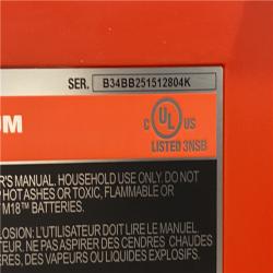 AS-IS Milwaukee 18-Volt 2 Gal. Lithium-Ion Cordless Wet/Dry Vacuum (Vacuum-Only)