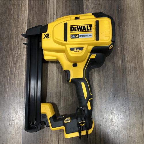 AS-IS DEWALT Cordless 18-Gauge Narrow Crown Stapler (Tool Only)