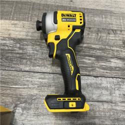 AS-IS DEWALT Atomic 20V Max Lithium-Ion Brushless Cordless Compact 1/4 in. Impact Driver Kit