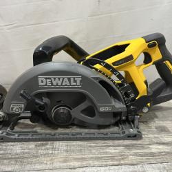 AS-IS DEWALT FLEXVOLT 60V MAX Cordless Brushless 7-1/4 in. Wormdrive Style Circular Saw (Tool Only)