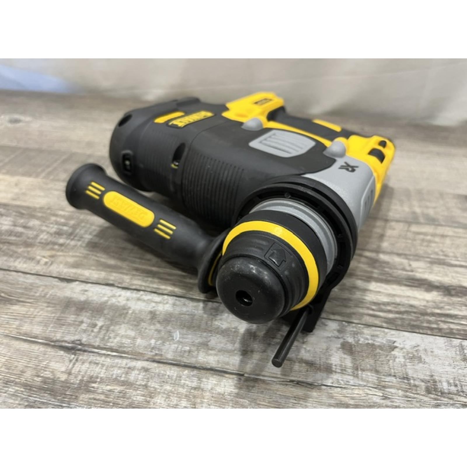 AS-IS DEWALT 20V MAX XR Cordless Brushless 1 in. SDS Plus L-Shape Rotary Hammer (Tool Only)