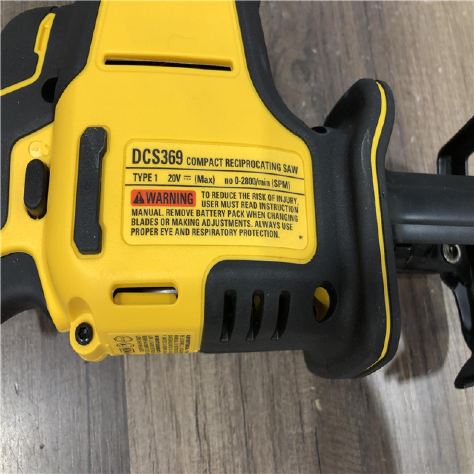 AS-IS DEWALT ATOMIC 20V MAX Cordless Brushless Compact Reciprocating Saw (Tool Only)