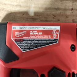 HOUSTON LOCATION - AS - IS Milwaukee M12 12-Volt Lithium-Ion Cordless 3/8 in. Crown Stapler (Tool-Only)