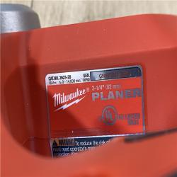 AS-IS Milwaukee 18V Lithium-Ion Cordless 3-1/4 in. Planer (Tool-Only)