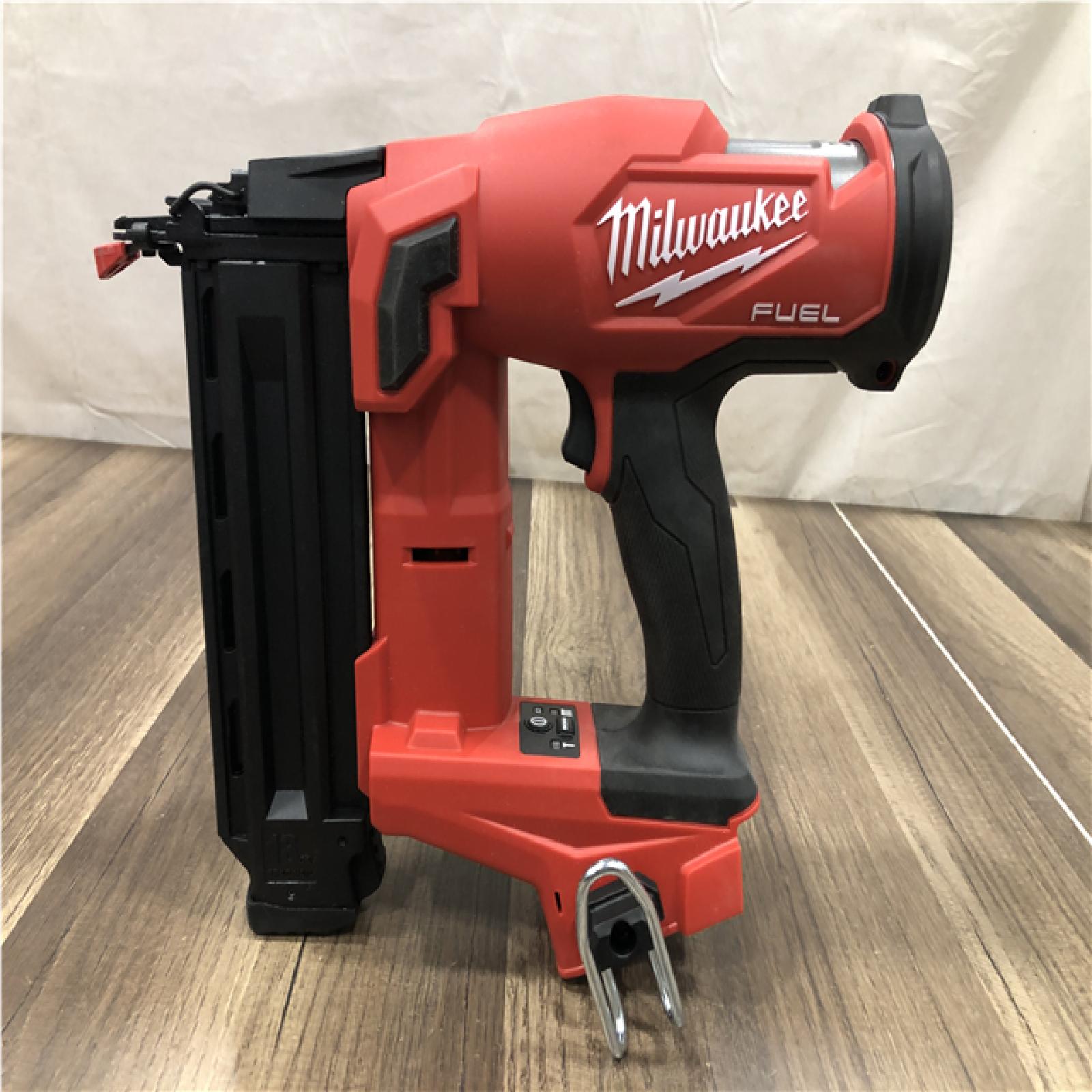AS-IS Milwaukee FUEL 18-Volt Lithium-Ion Brushless Cordless Gen II 18-Gauge Brad Nailer (Tool-Only)