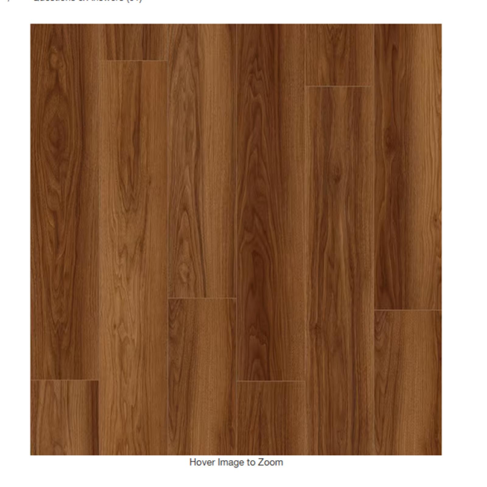 DALLAS LOCATION - Home Decorators Collection Chamblee Tuck Walnut 12 mm T x 8.03 in. W Waterproof Laminate Wood Flooring (15.9 sqft/case) - 40 UNITS