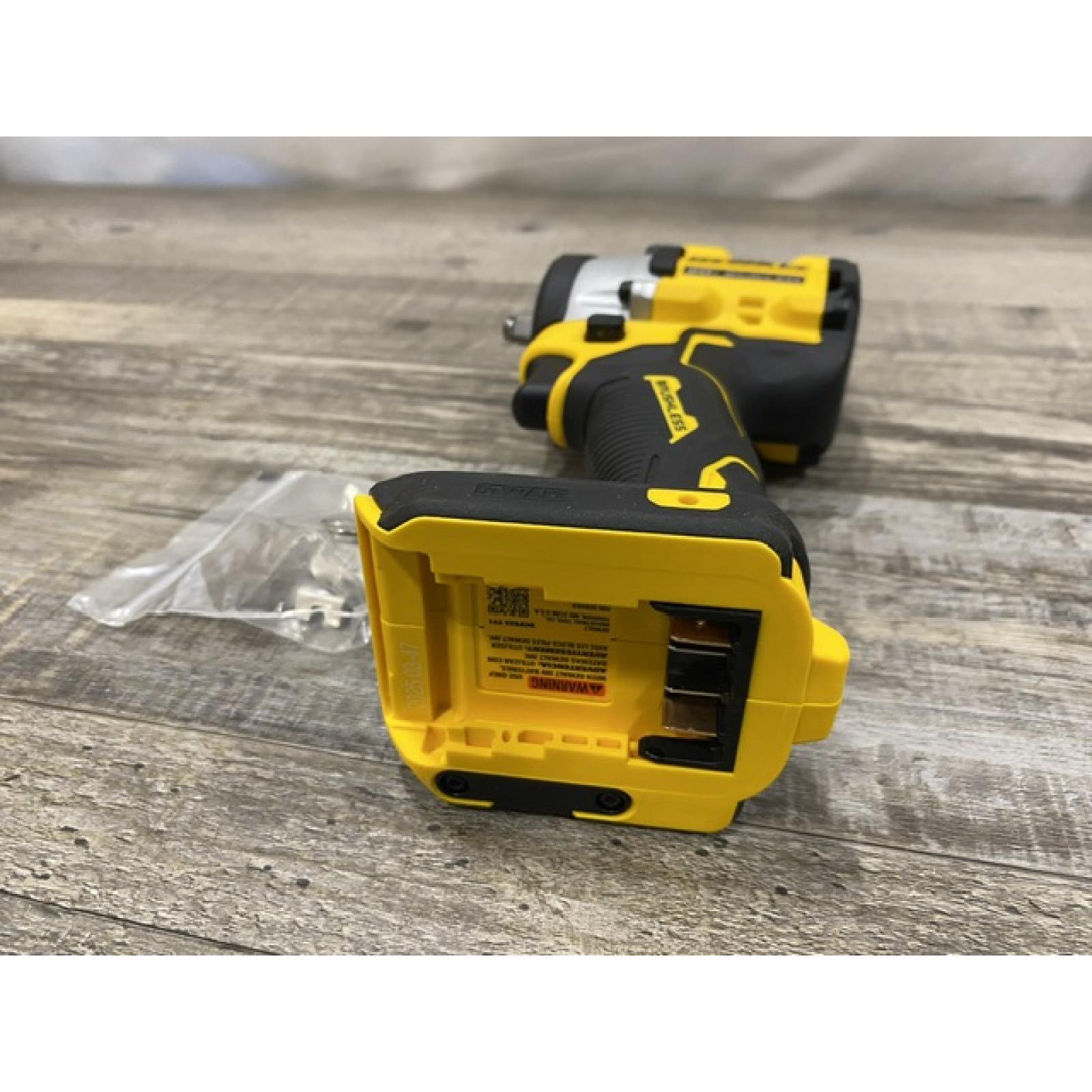 AS-IS DEWALT ATOMIC 20V MAX Cordless Brushless 3/8 in.Variable Speed Impact Wrench (Tool Only)