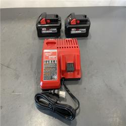 AS-IS - Milwaukee 18-Volt Lithium-Ion High Output Starter Kit with Two 6.0 Ah Battery and Charger