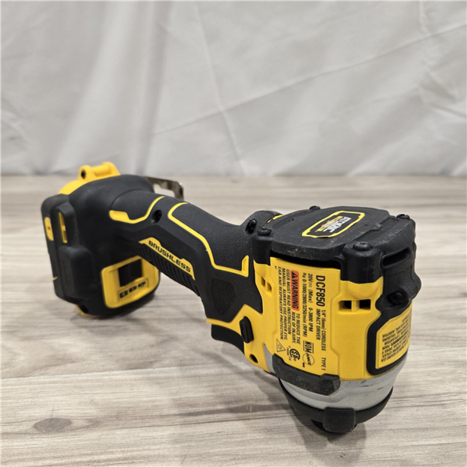 AS-IS DeWalt DCF850B 20V Cordless Compact 1/4 Impact Driver (Tool Only)