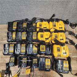 HOUSTON LOCATION - AS-IS DEWALT BATTERY CHARGER PACK QTY - 20