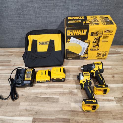 HOUSTON LOCATION - AS-IS DEWALT ATOMIC 20V MAX Lithium-Ion Cordless 2-Tool Combo Kit