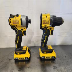 AS-IS- DEWALT ATOMIC 20-Volt MAX Lithium-Ion Cordless Combo Kit