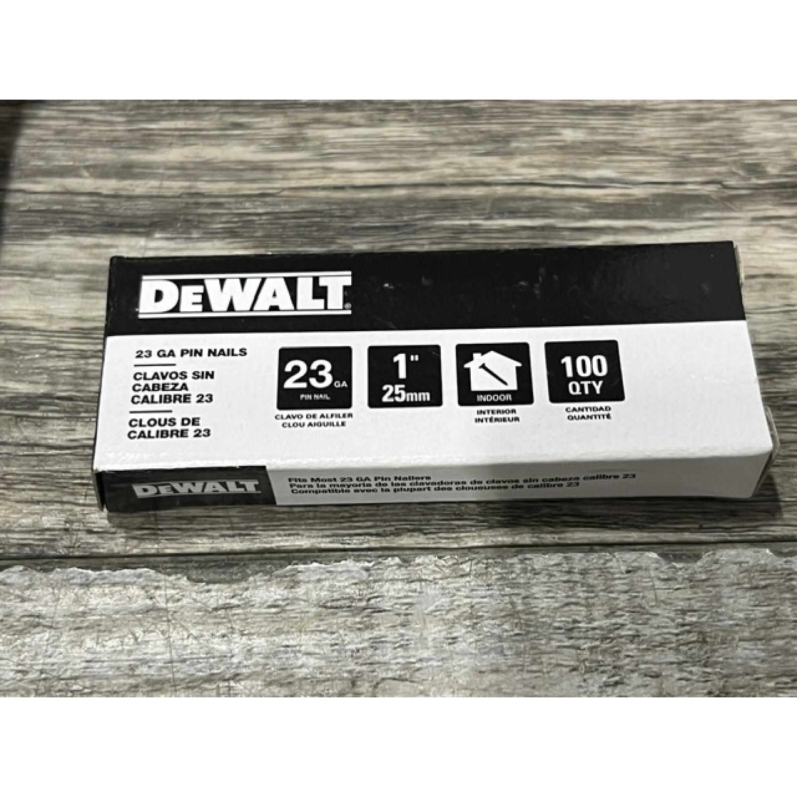 AS-IS DEWALT 23-Gauge 2 in. Pin Nailer