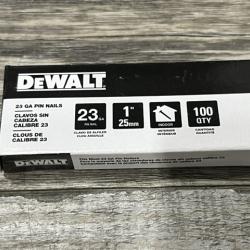 AS-IS DEWALT 23-Gauge 2 in. Pin Nailer
