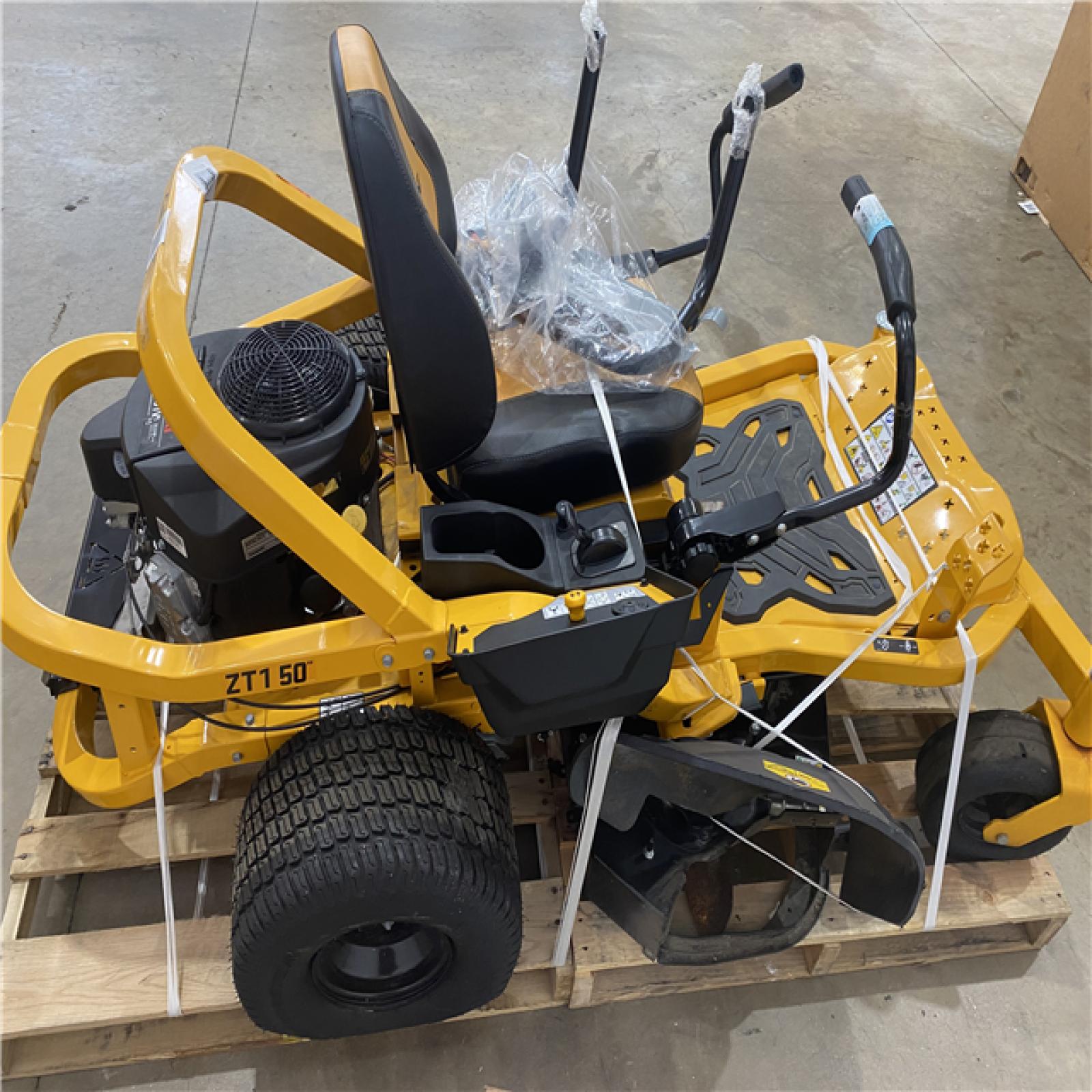 Houston Location - AS-IS Outdoor Power Equipment CUB CADET ZT1 50 SIT DOWN MOWER