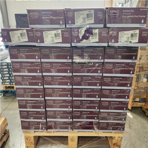 Phoenix NEW Home Decorators Collection Nobelford Oak 12mm T x 7.56 in. W Waterproof Laminate Wood Flooring (558 sq. ft./35 Case)