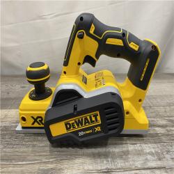 AS-IS DEWALT 20V MAX XR Cordless Brushless 3-1/4 in. Planer (Tool Only)