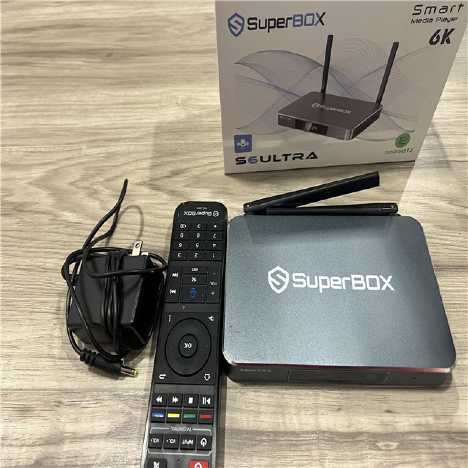AS-IS SuperBOX S6 Ultra Media Player with Remote