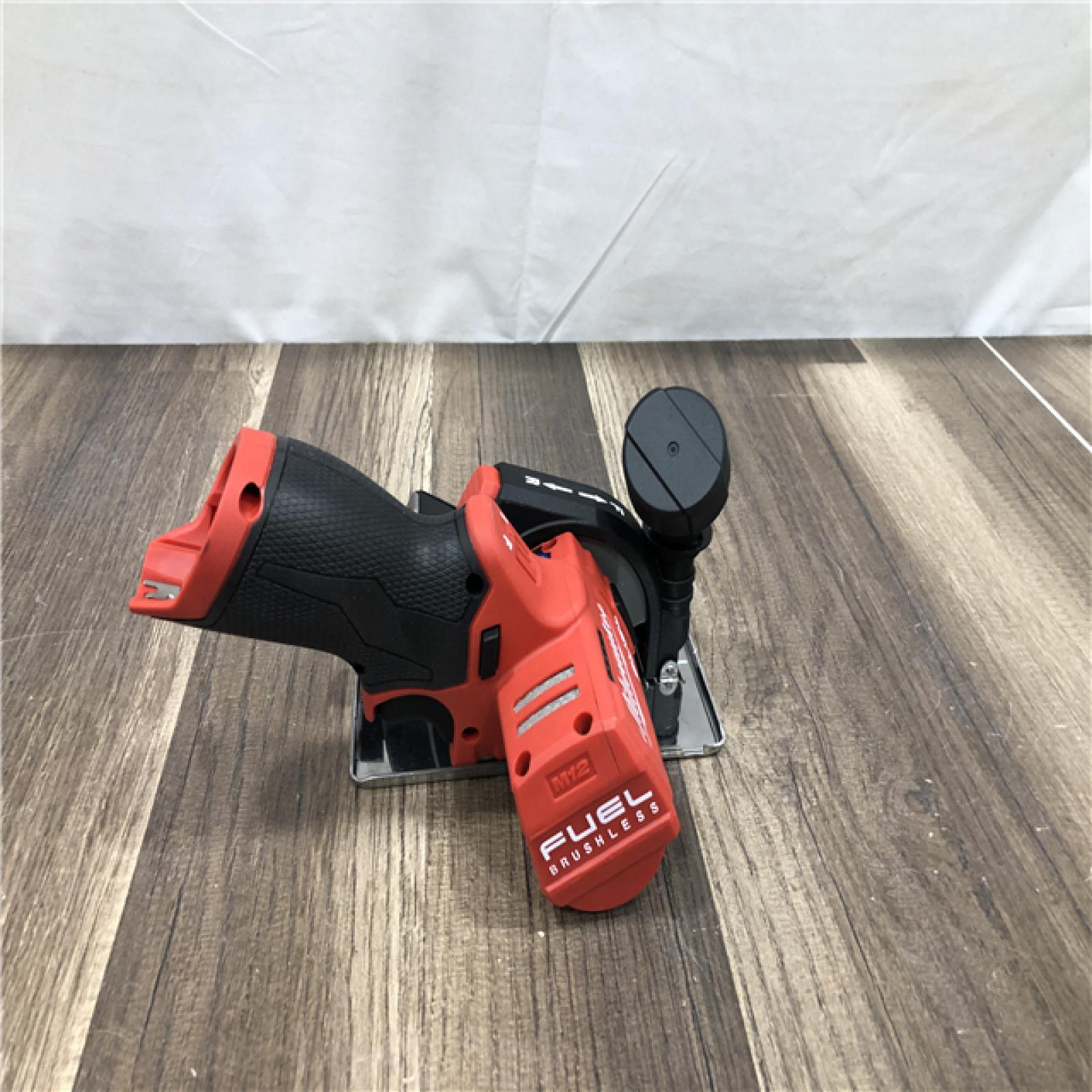 AS-IS Milwaukee FUEL 12V Lithium-Ion Brushless Cordless 3 in. Cut Off Saw (Tool-Only)