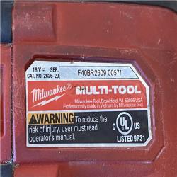 AS-IS Milwaukee 18V Lithium-Ion Cordless Oscillating Multi-Tool Kit