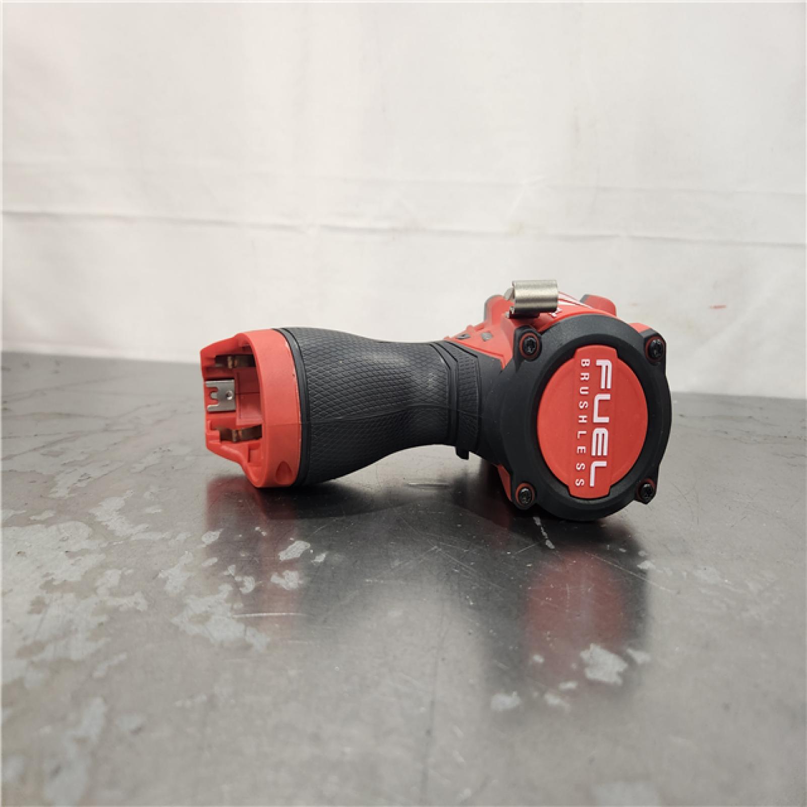 AS-IS- Milwaukee FUEL 12V Li-Ion Brushless Cordless Stubby 3/8 in. Impact Wrench Kit W/(1) 5.0 Ah High Output Battery