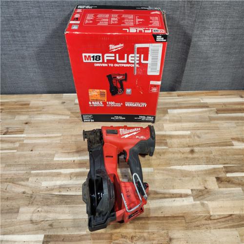 HOUSTON LOCATION - AS-IS Milwaukee FUEL 18-Volt Lithium-Ion Brushless Cordless Coil Roofing Nailer (Tool Only)