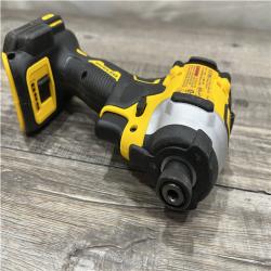 AS-IS DEWALT ATOMIC 20V MAX Lithium-Ion Cordless 1/4 in. Brushless Impact Driver Kit