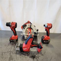 AS-IS- Milwaukee M18 4-Tool Combo Kit