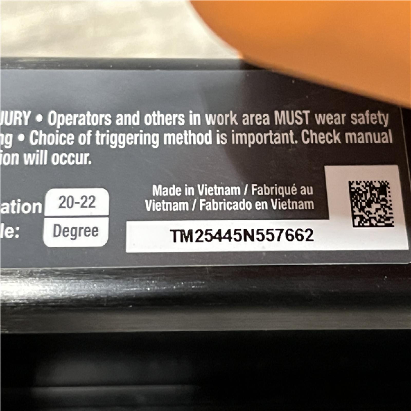 AS-IS RIDGID Pneumatic 21-Degree 3-1/2 in. Round Head Framing Nailer