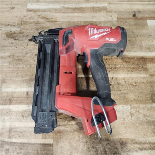 HOUSTON LOCATION - AS - IS Milwaukee FUEL 18-Volt Lithium-Ion Brushless Cordless Gen II 18-Gauge Brad Nailer (Tool-Only)