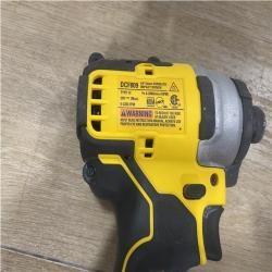 AS-IS DEWALT Atomic 20V Max Lithium-Ion Brushless Cordless Compact 1/4 in. Impact Driver Kit