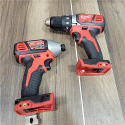 AS-IS Milwaukee M18 18V Cordless Brushed 2 Tool Drill/Driver and Impact Driver Kit
