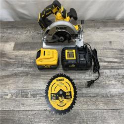 AS-IS DEWALT 20V MAX Lithium-Ion 7-1/4 in. Cordless Circular Saw Kit