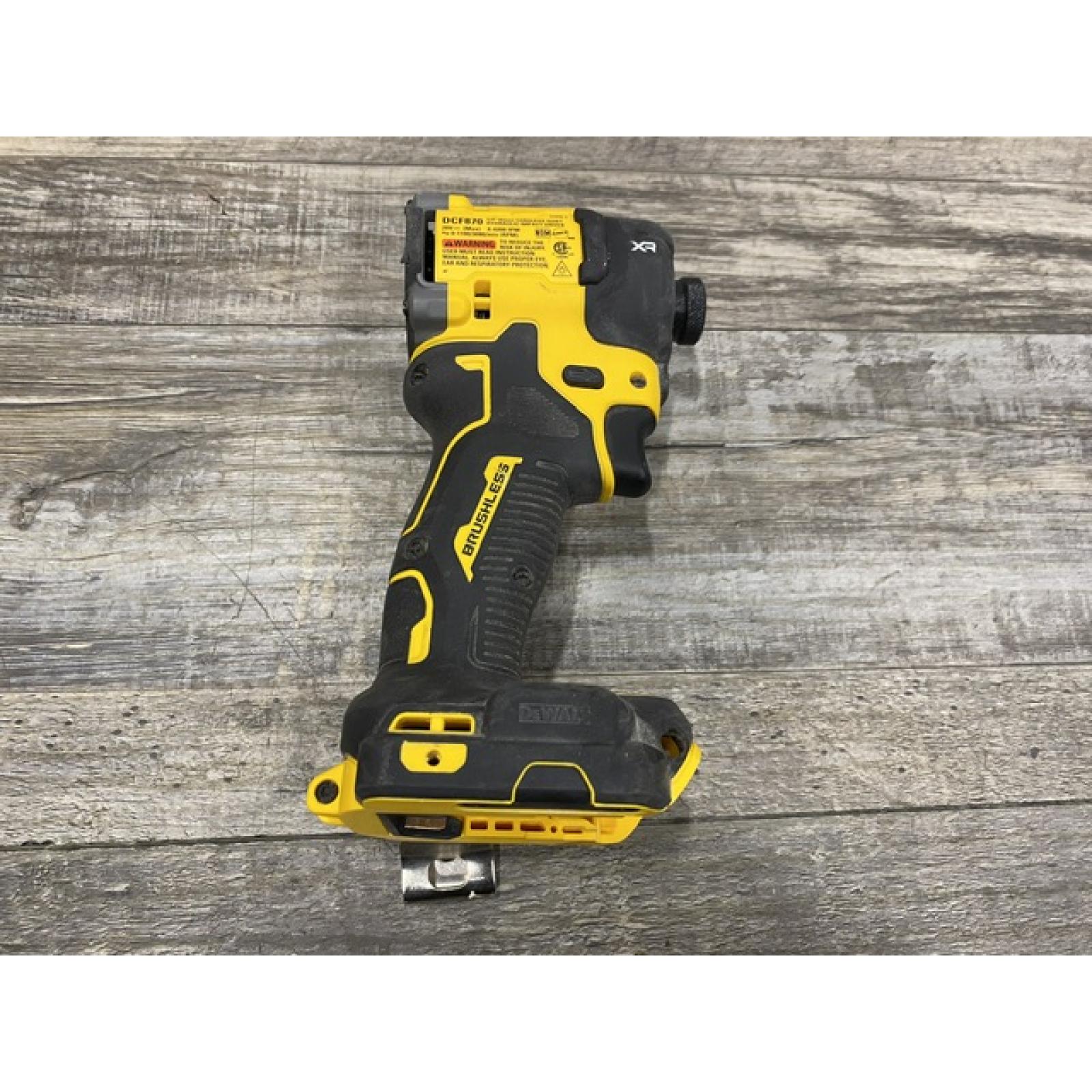 AS-IS DEWALT 20V XR Brushless Cordless 1/4 in. Quiet Hydraulic Impact Driver (Tool-Only)